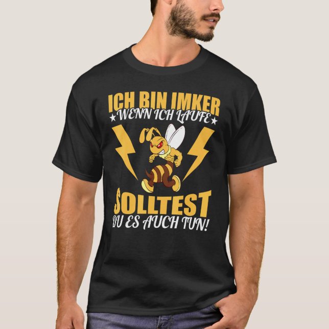 T-shirt Ich Bin Beker Wenn Ich Renne Sollt Du Es Auch H (Devant)