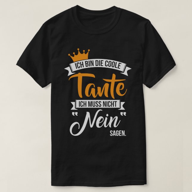T-shirt Ich bin die coole tante 1 (Design devant)