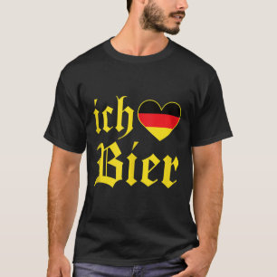 T-shirt Ich Liebe Bier Funny Allemand I Love Bière Débarde