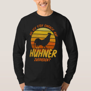 T-shirt Ich Mag Poulets Vintage poulet rôti Hen Chi