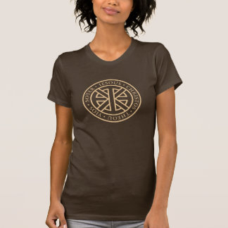 T-shirt Ichthys circulaire (sépia)