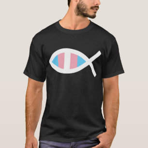T-shirt Ichthys Jesus Fish LGBTQ transgenre chrétien