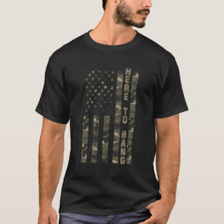 T-shirt Ici Bang États-Unis Distants Camo W Us Fl