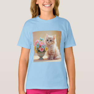 T-shirt Ici kitty, kitty