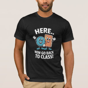 T-shirt Ici Maintenant Retournez En Classe Infirmière Scol