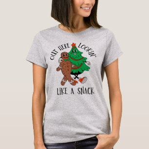 T-shirt Ici, on dirait un snack   Noël drôle