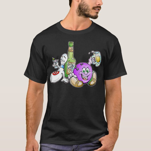 T-shirt Ici pour la bière ! (Devant)