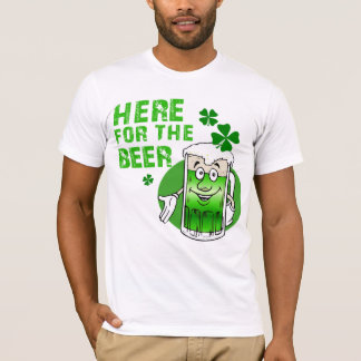 T-shirt Ici pour la bière