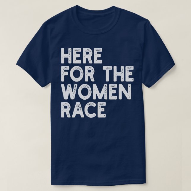T-shirt ici pour la race féminine (Design devant)