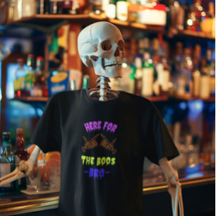 T-shirt Ici pour les Boos, Bro Funny Halloween Party