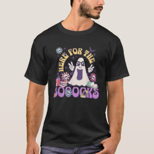 T-shirt Ici Pour Livres Ghost Librarian Lecture Hallo