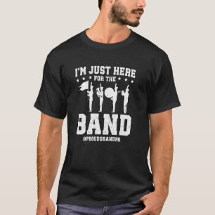 T-shirt Ici pour l'orchestre Fier grand-père Orchestre de