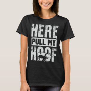 T-shirt Ici Tire Ma Patte Vache Petant