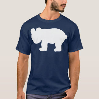 T-shirt Icône animal ours drôle