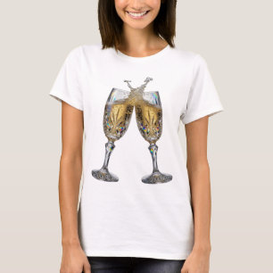 T-shirt Icône Argent À LA SANTÉ Impression