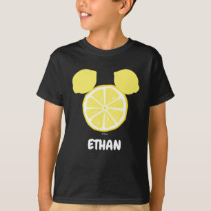 T-shirt Icône Citron Mickey Mouse   Nom