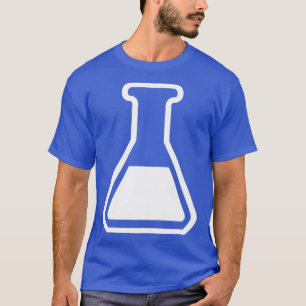 T-shirt Icône classique de flacon de laboratoire de chimie