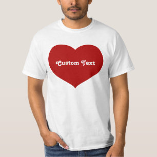 T-shirt Icône Coeur plat
