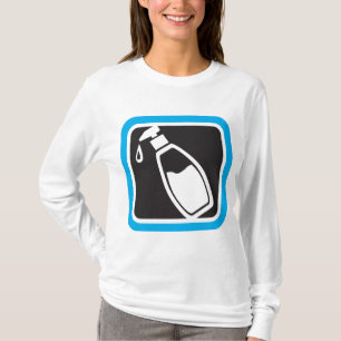 T-shirt Icône de bouteille de pompe distributrice de savon