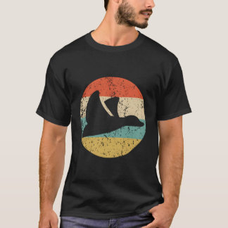 T-shirt Icône de canard volant rétro chasse canard
