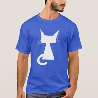 T-shirt Icône de chat animal familier contour garçon