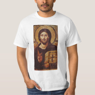 T-shirt Icône de chrétien de Pantocrator de Jésus-Chris