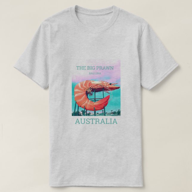 T-shirt Icône drôle de voyage de l'Australie de grande (Design devant)
