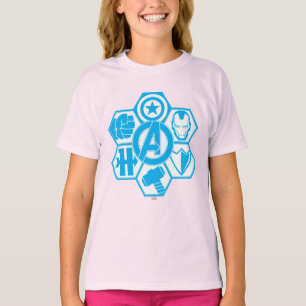 T-shirt Icône du badge Avengers Assemble