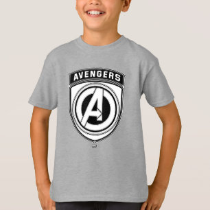 T-shirt Icône du bouclier du logo des Avengers