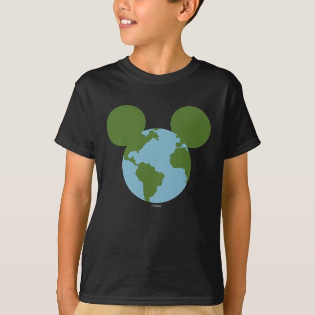 T-shirt Icône Mickey Earth (Devant)