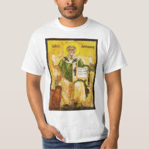 T-shirt Icône orthodoxe de saint Athanase d'Alexandrie