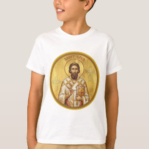 T-shirt Icône orthodoxe de Saint Sava