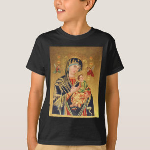 T-shirt Icône orthodoxe russe - Vierge Marie et bébé J