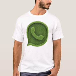 T-shirt Icône WhatsApp Inspirée de la Nature – Transparenc