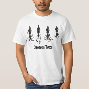 T-shirt Icônes de Calmar Noir