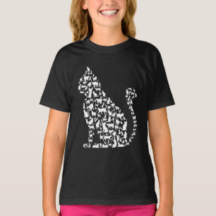 T-shirt Icônes de chats - Illustration