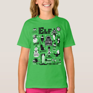 T-shirt Icônes Elf et citations de films