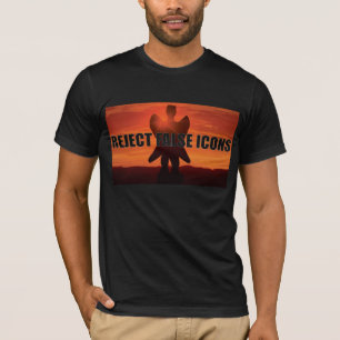 T-shirt Icônes fausses de rejet