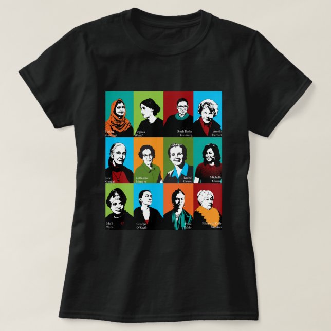 T-shirt Icônes féministes (Design devant)