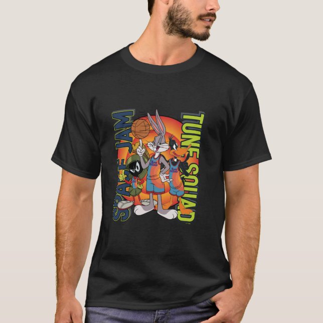 T-shirt Iconic Tune Squad Marvin Bugs Daffy Poster Poster  (Devant)