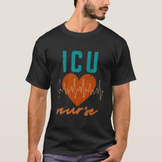 T-shirt Icu Infirmière École Infirmière Funny Équipe Gif