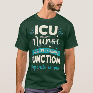 T-shirt Icu Infirmière Médecine Ambulance D'Urgence Ambula