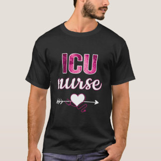 T-shirt Icu Nurse Intensive Care Unit Nurse Icu Nursing