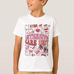 T-shirt Icu Nurse Valentine's Day Intensive Care Unit Team