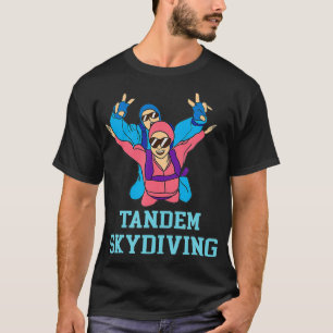 T-shirt ID cadeau du duo de parachutisme de Tandem Skydivi