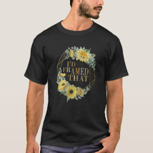 T-shirt ID Cadre Cette Plante Cadre Jardinage 1