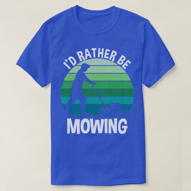 T-shirt Id Plutôt Que D'Être En Train De Mégager (Design devant)