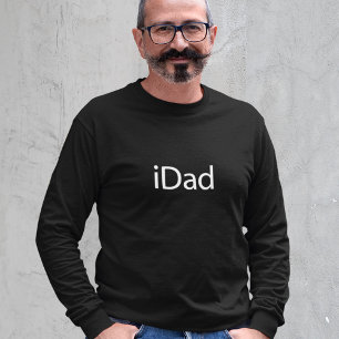 T-shirt iDad (i Dad) - Chemise à manches longues noires po