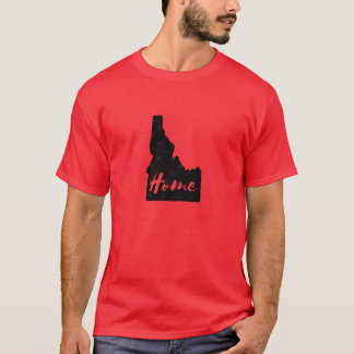 T-shirt Idaho Cursive Home State Outsize Oversize