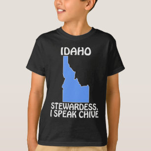 T-shirt Idaho - Hôtesse de l'air, je parle ciboulette
